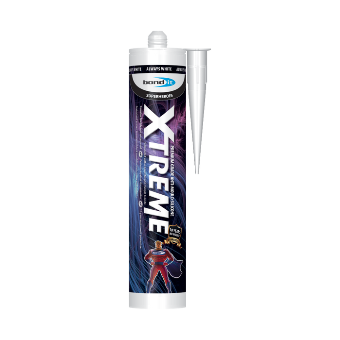 Xtreme Premium Grade Anti-Mould Acetoxy Silicone Sealant With Fungicide