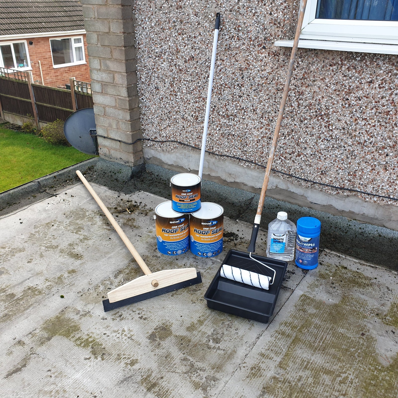 Domestic Flat Roof Re-cover – Cheshire, UK