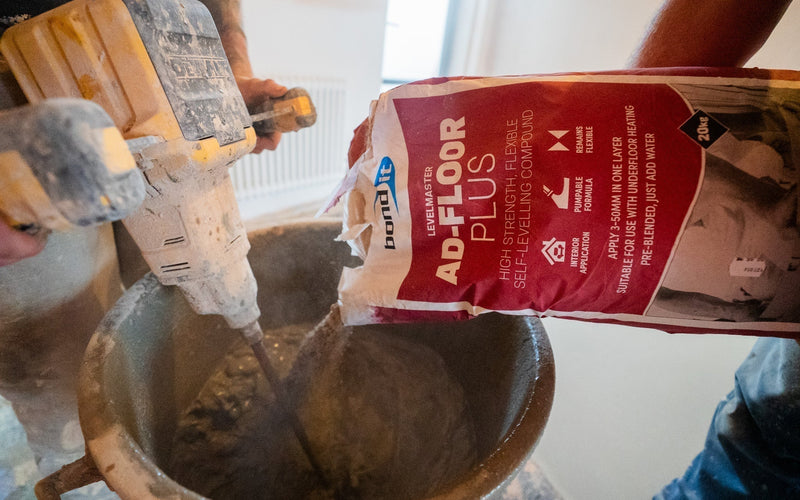 Domestic floor levelling, Bromley, UK