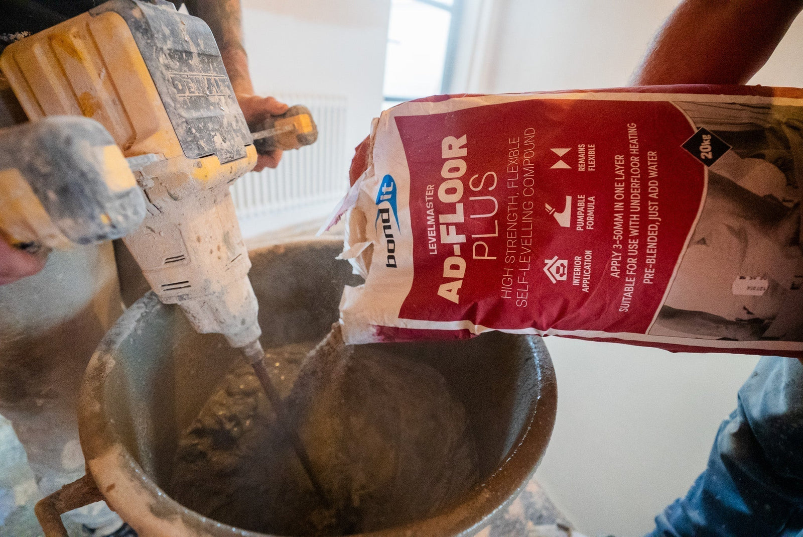 Domestic floor levelling, Bromley, UK