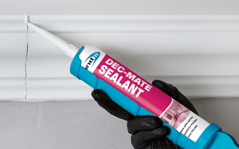 Filling cracks with sealants