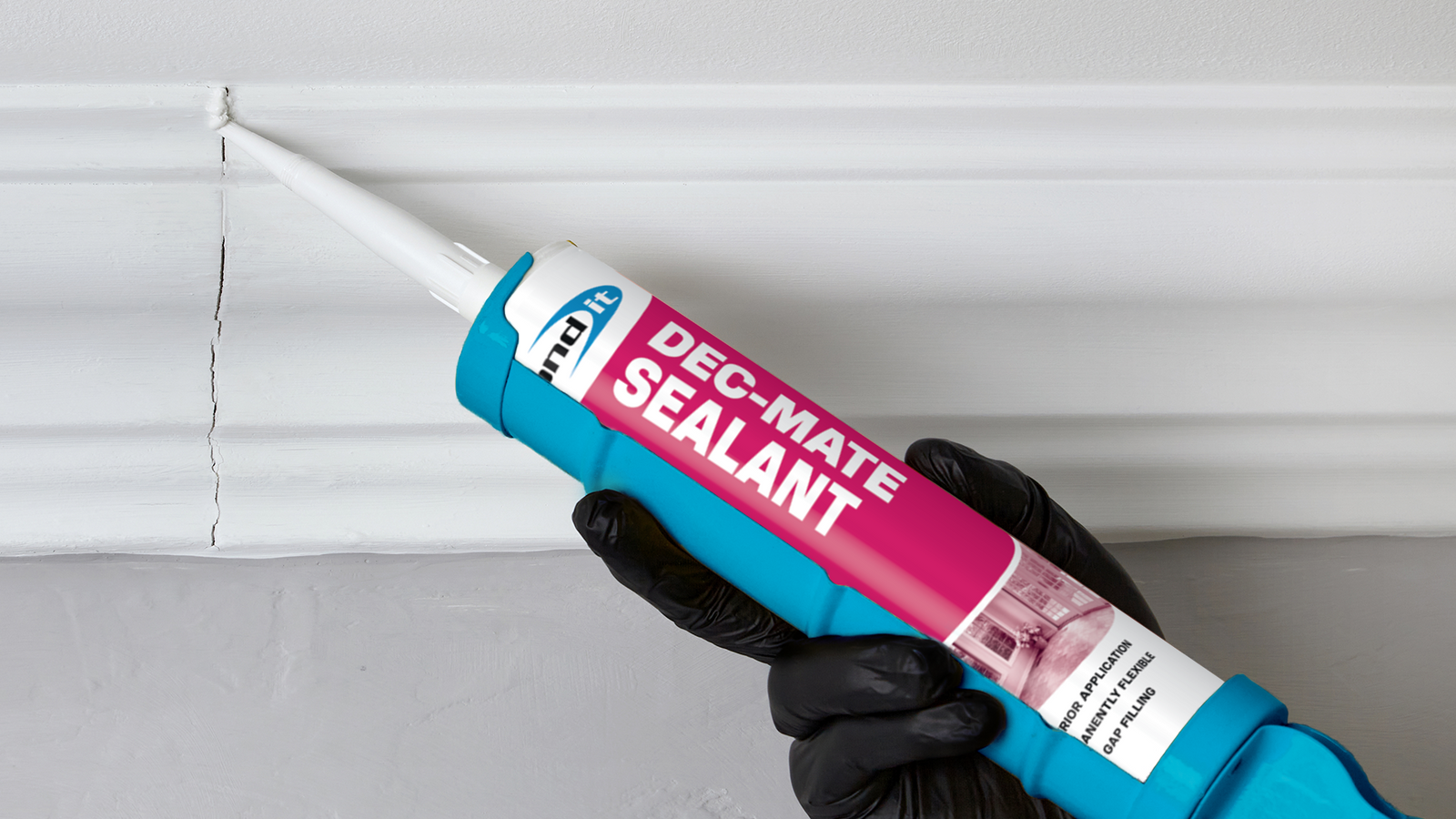 Filling cracks with sealants