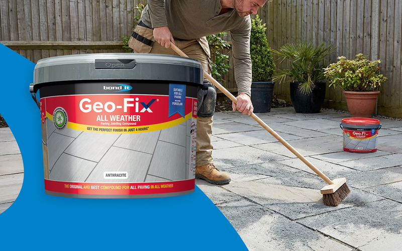 Using brush in jointing compounds for paving