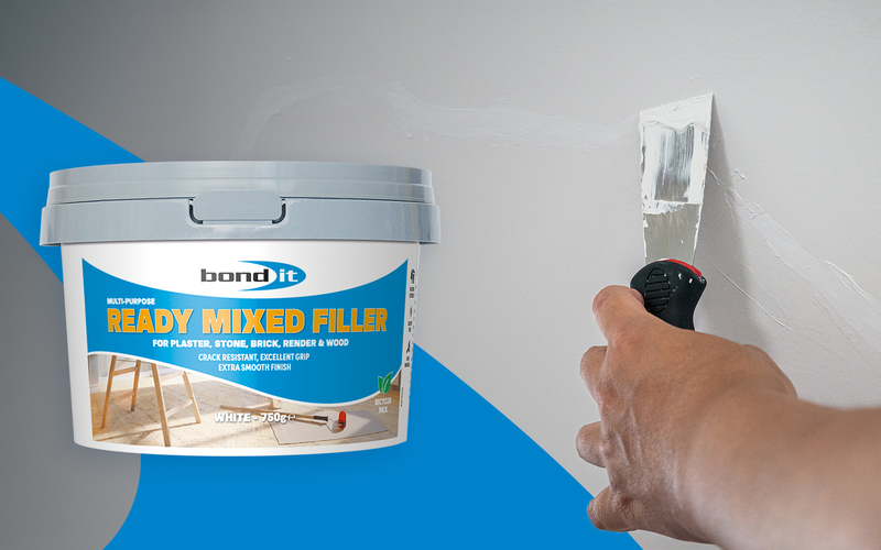 Filling cracks with ready mix filler