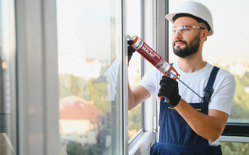 How to seal around uPVC window frames
