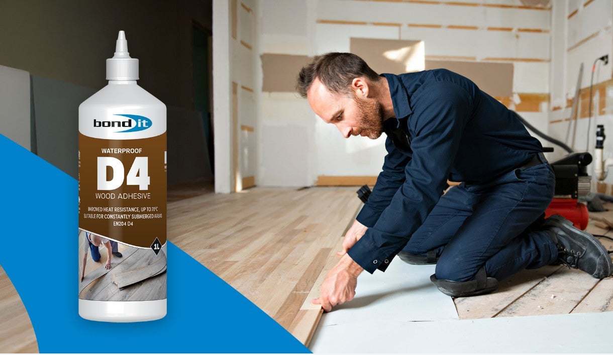 How to use waterproof wood adhesive