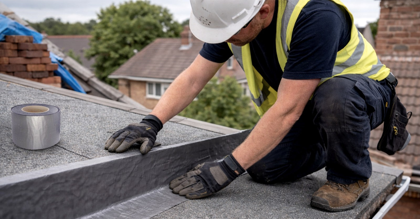 How to apply flashing tape for roof and sealing repairs