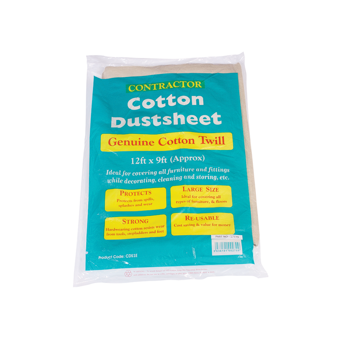 Heavy Duty Cotton Twill Dust Sheets