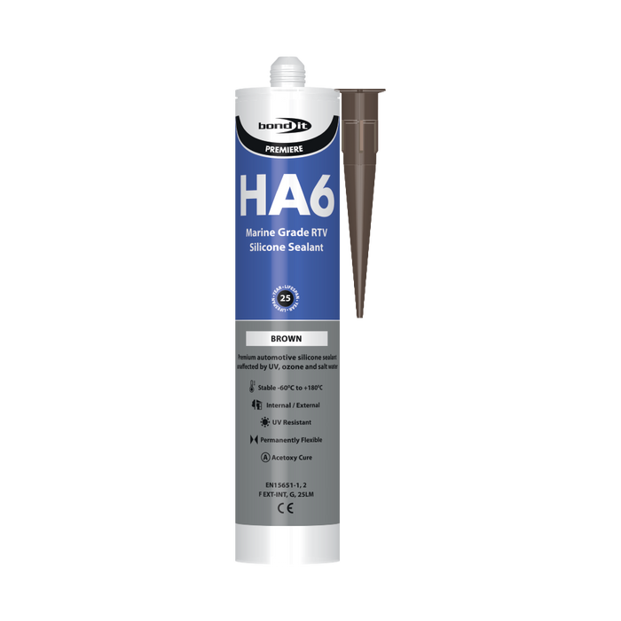 HA6 Marine Grade Acetoxy RTV Silicone Sealant