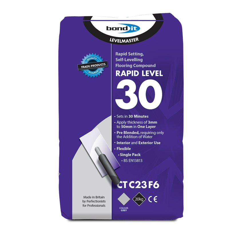 LevelMaster Rapid Level 30 Quick Drying Self-Levelling Compound – Bond ...