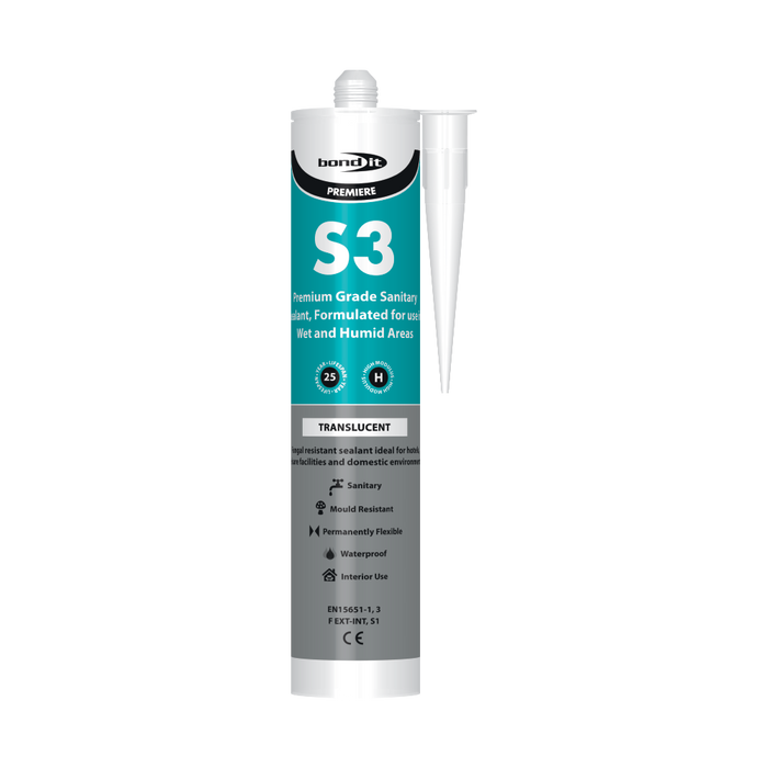 S3 Sanitary Acetoxy Silicone Sealant With Fungicide