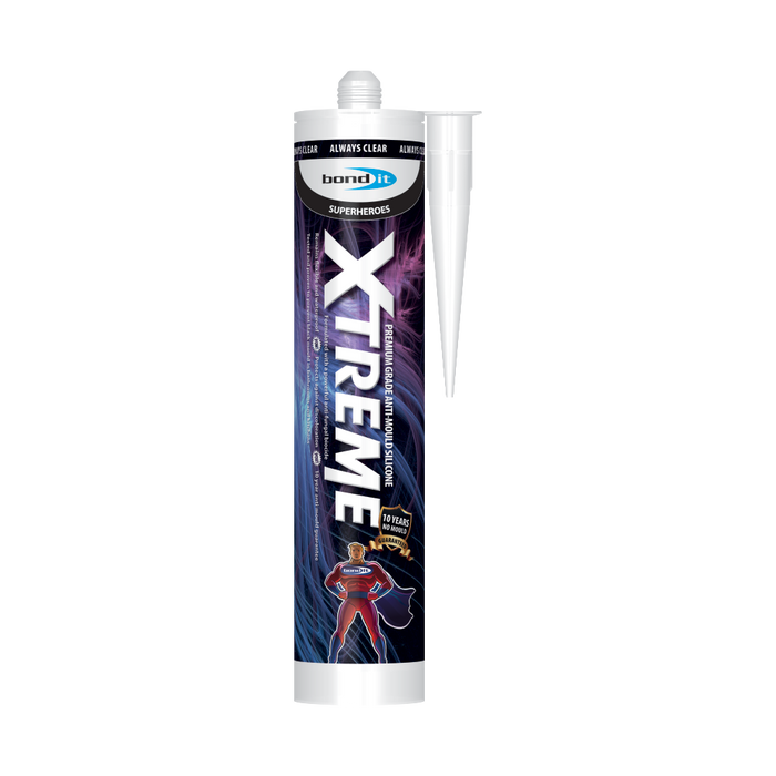 Xtreme Premium Grade Anti-Mould Acetoxy Silicone Sealant With Fungicide