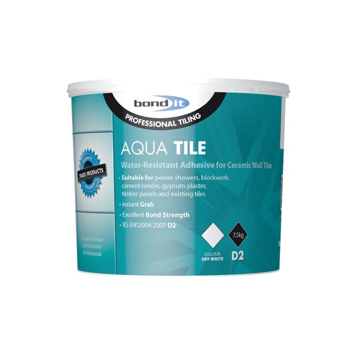 Aqua-Tile Water-Resistant Wall Tile Adhesive