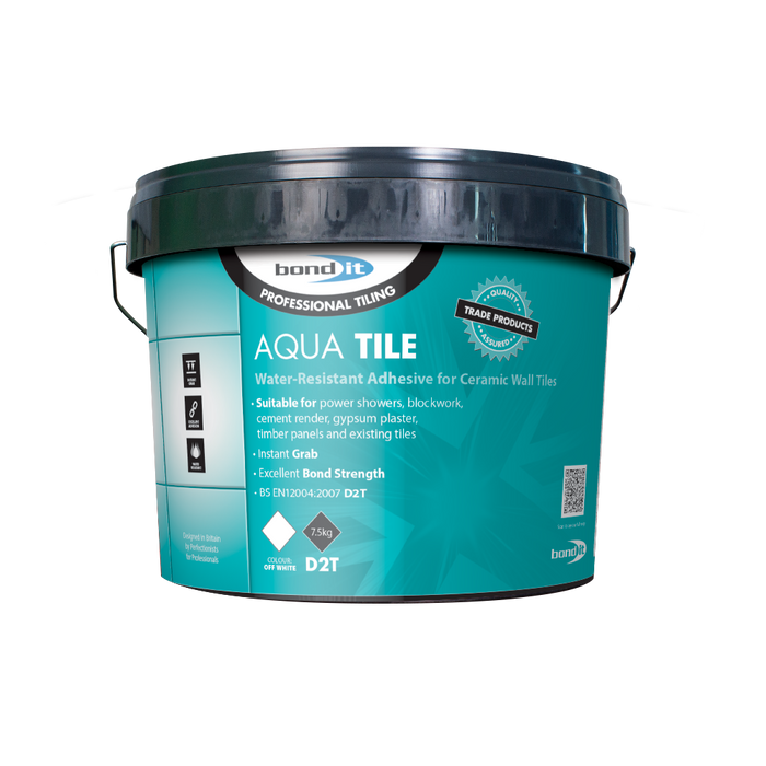 Aqua-Tile Water-Resistant Wall Tile Adhesive