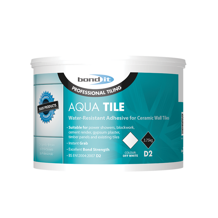 Aqua-Tile Water-Resistant Wall Tile Adhesive