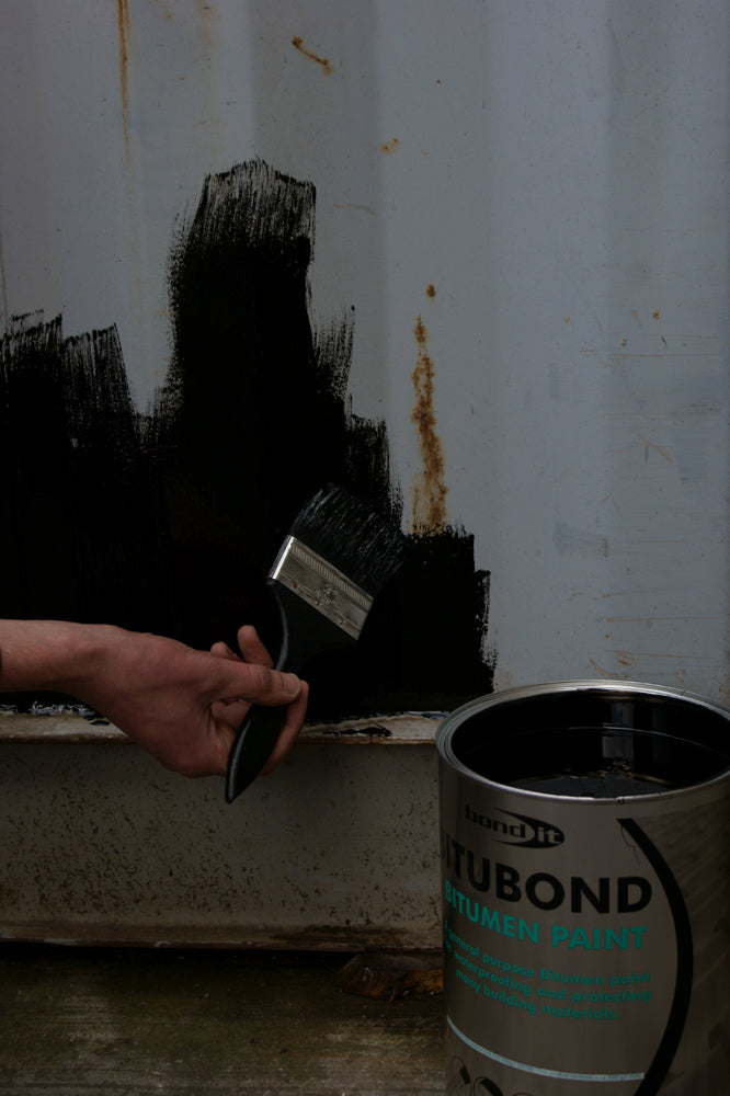 Black Bitumen Paint - Wood, Steel, Concrete & Roofs – Bond It Group