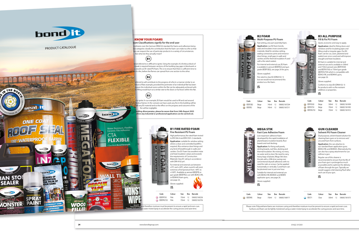 Bondit Pro Form Premium Adhesives, Sealants & Building Chemicals | Bond It Group