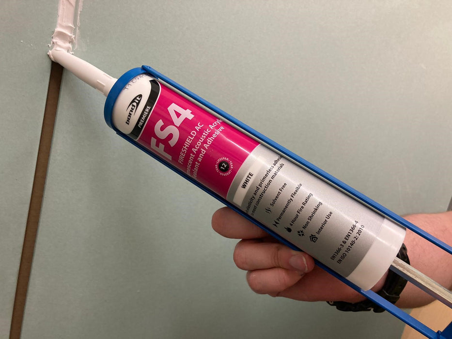 FS4 Fireshield AC Acrylic Intumescent Acoustic Sealant and Adhesive