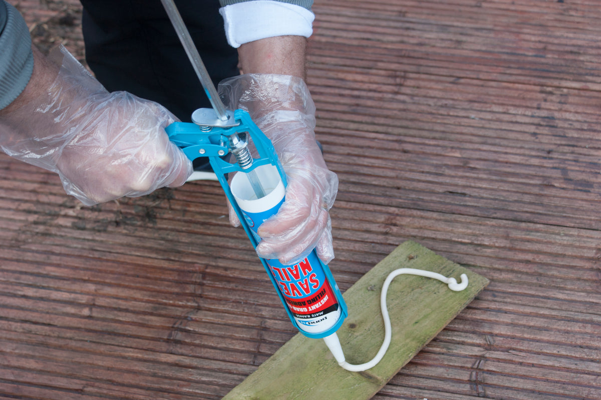 Saves Nails Solvent-Free Gap-Filling Adhesive